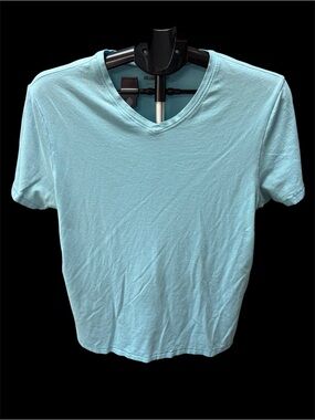 Light Blue V-Neck Men’s Top